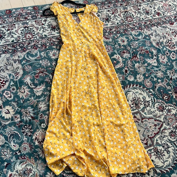 Yellow patterned maxi dress - Picture 1 of 1